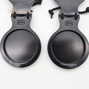 フラメンコ 小物 M.VELA MARTINEZ SEVILLA パリージョ カスタネット ブラック系 楽器 小道具 舞台 ペア 両手 黒 白 ケース ケース付き 発表会 レッスン 練習 ダンス小物 パフォーマンス フラメンコ用品 ブラック系 ピンク系 ホワイト系