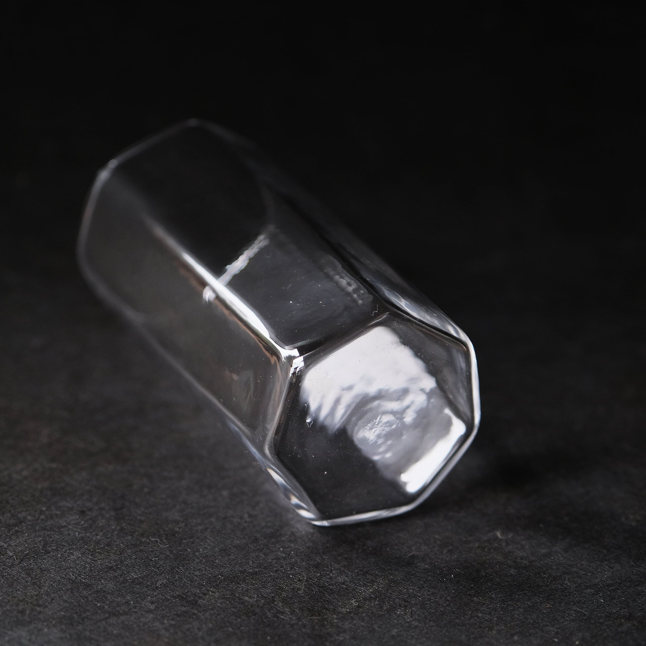 谷口嘉 Yoshimi Taniguchi 七角グラス （細）TC-02 | les trois