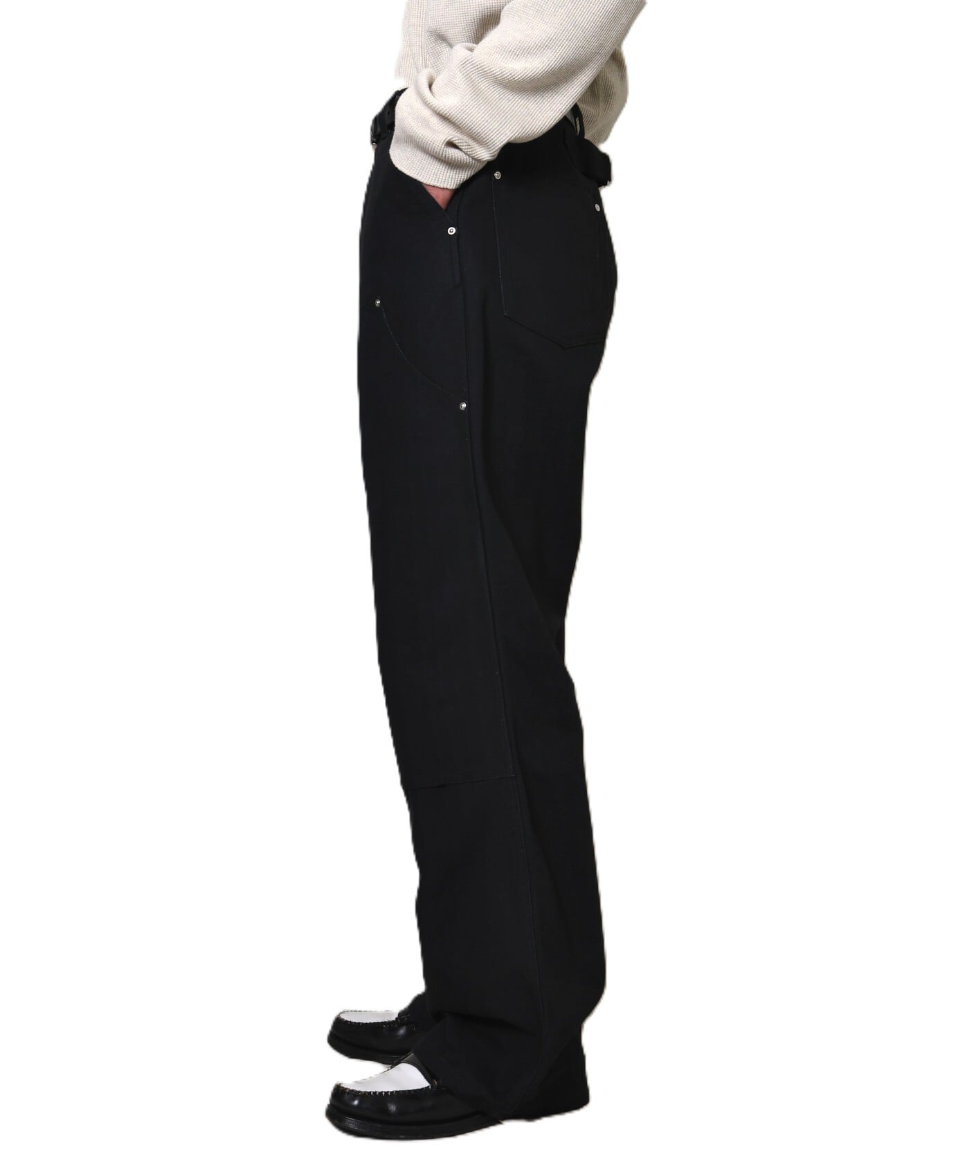 UNUSED / UW1190 DOUBLE KNEE DUCK PANTS(BLACK) | AfterSchool UNUSED / UW1190 DOUBLE KNEE DUCK PANTS(BLACK) | AfterSchool