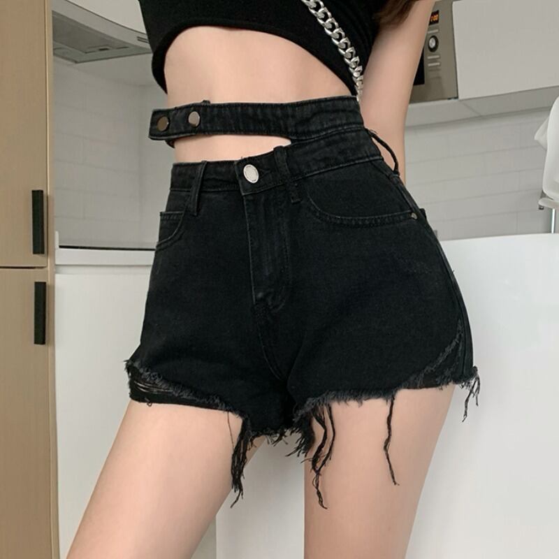 ウェストパンツ サマーワイドレッグショーツ レディース 夏物 ブルマー ワイドパンツ ハンチェンe22176502154