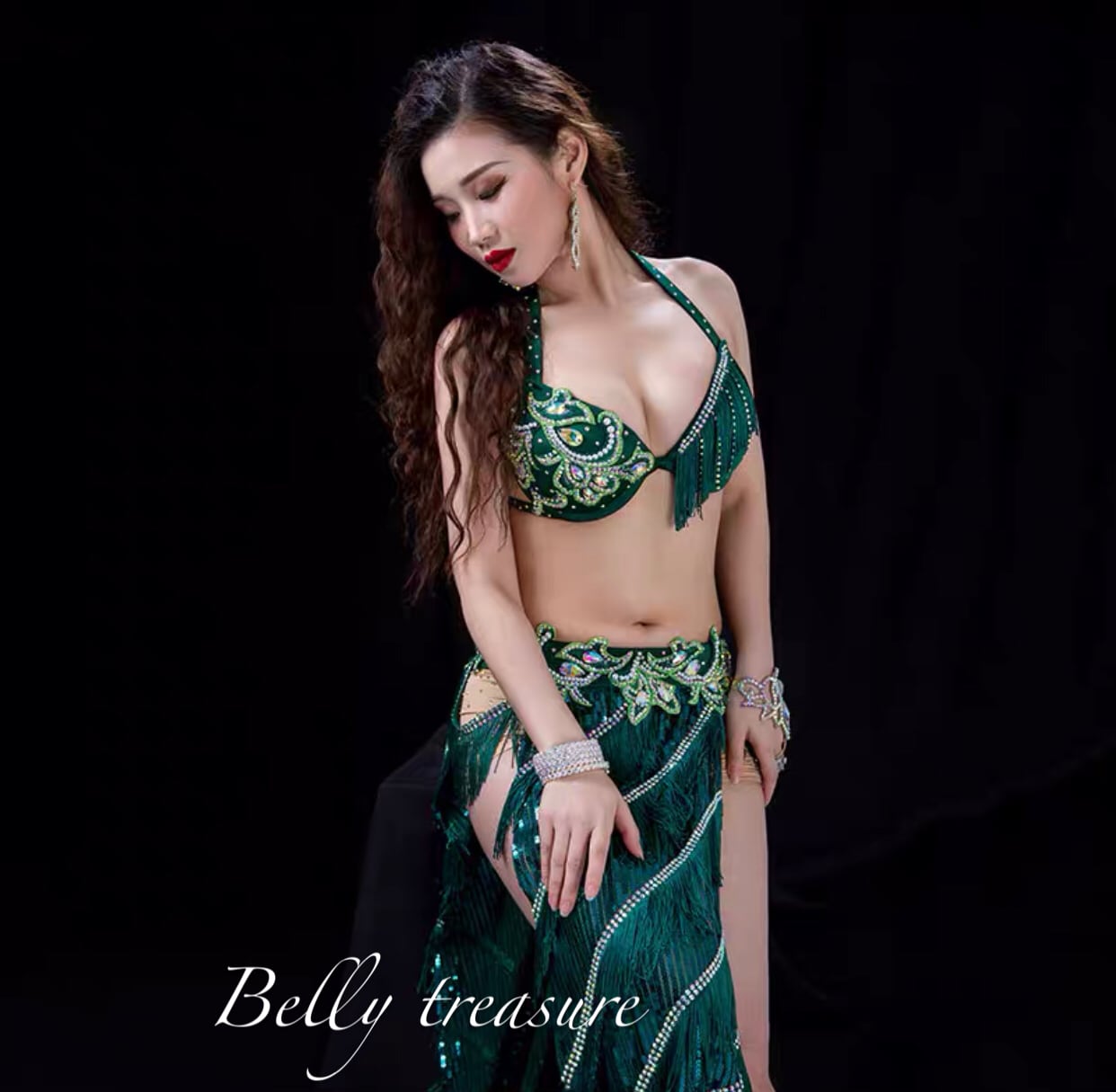 オーダーメイド ベリーダンス衣装 ブラ スカート2点セット