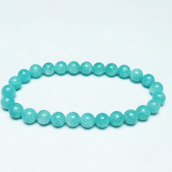アマゾナイト ブレスレット 7mm 一点物 メール便可 [M便 1/10] 111-47727