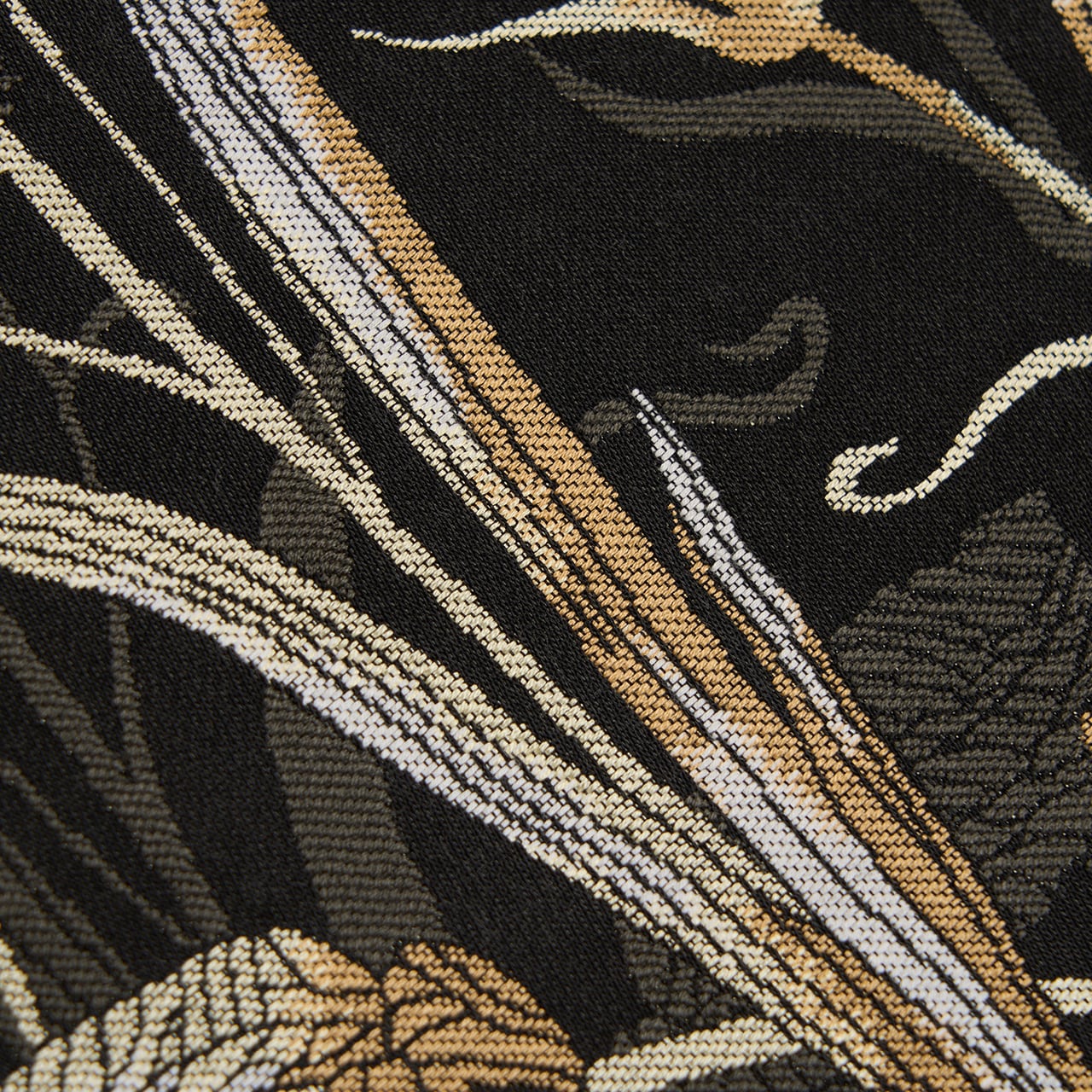 西陣大光 アールヌーボーの花の模様 袋帯【お仕立て上がり品】 | かわの屋