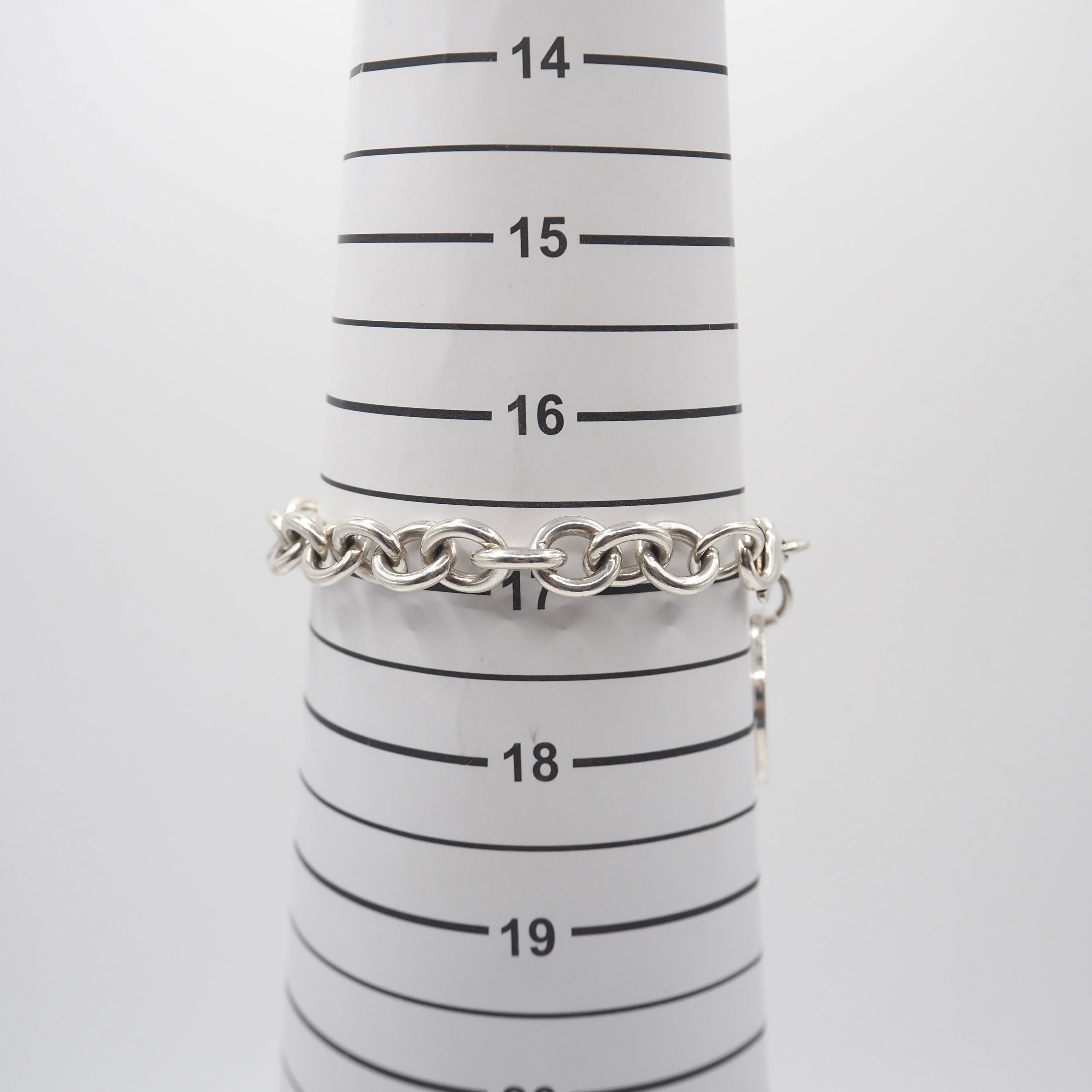 Tiffany&Co. リターントゥ ラウンドタグ ブレスレット シルバー925