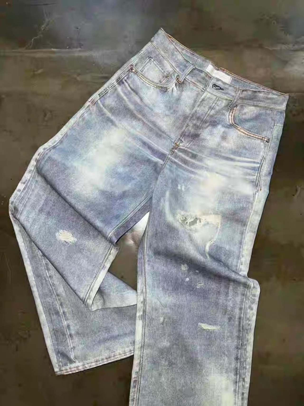 NeverSeez Screen Printed Digital Jeans