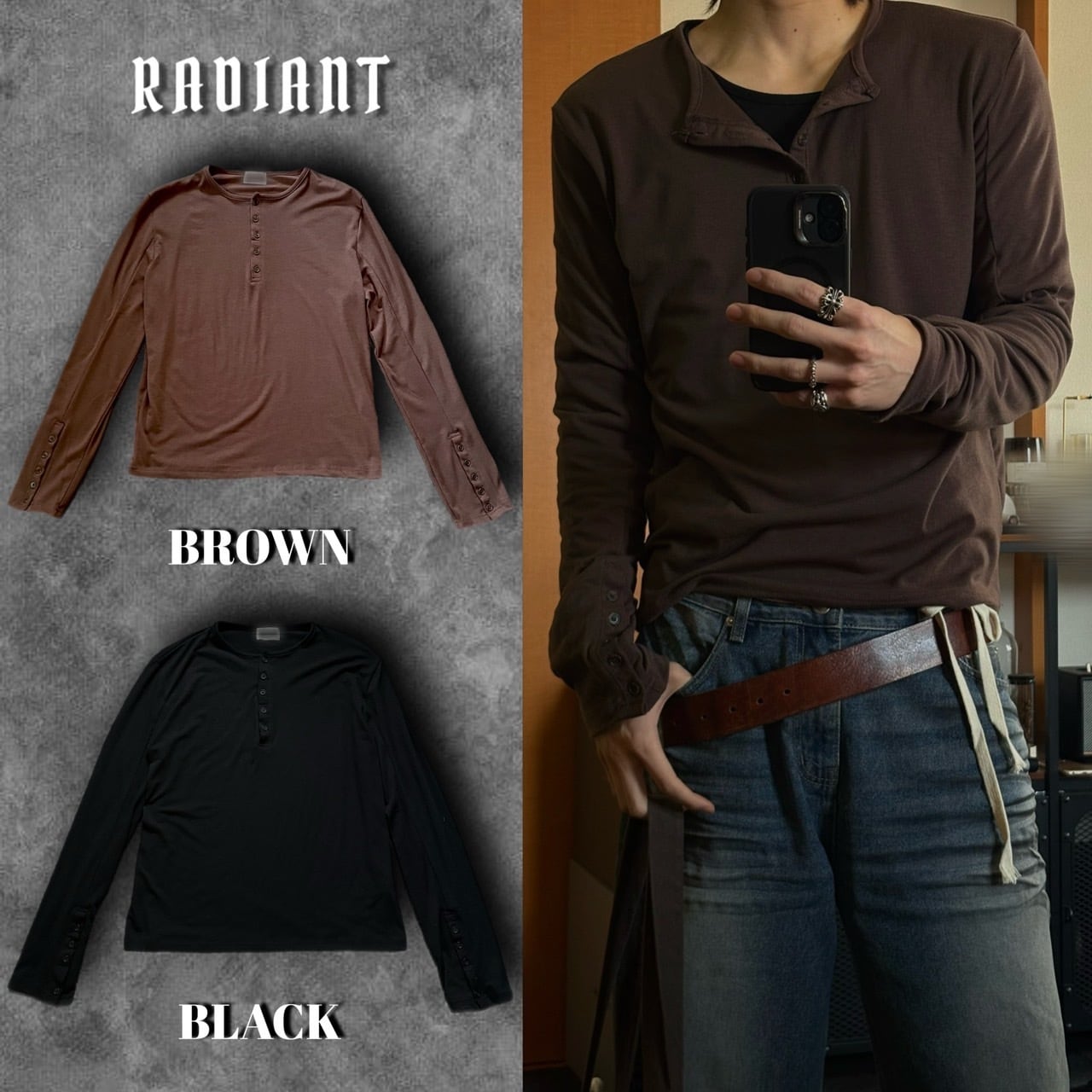 RADIANT らんくん 値下げ交渉可能　fakeleather blouson RADIANT らんくん 値下げ交渉可能 fakeleather blouson - メルカリ