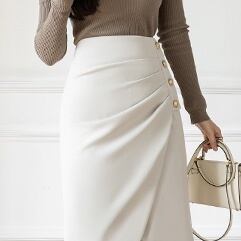 スカート ボトムス タイトスカート 膝丈 ひざ丈 膝上 膝下