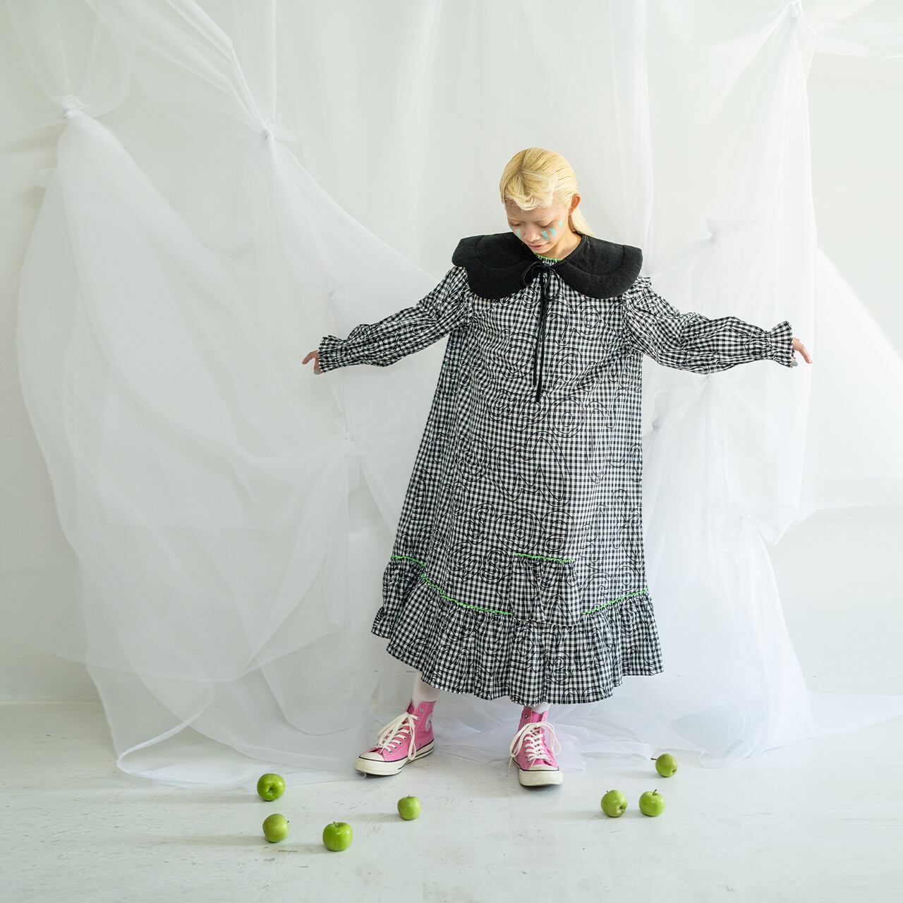 Lett. PONCHO DRESS / WOMEN | frankygrow concept shop