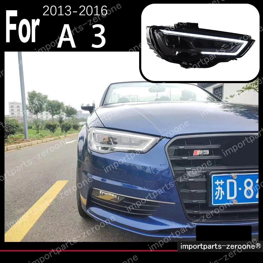 アウディ A3 8V 2013〜2016 アップグレードヘッドライト 右ハンドル用