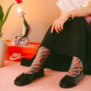 【TUO YAN SET】Fruit Cap SOCKS・チャコール