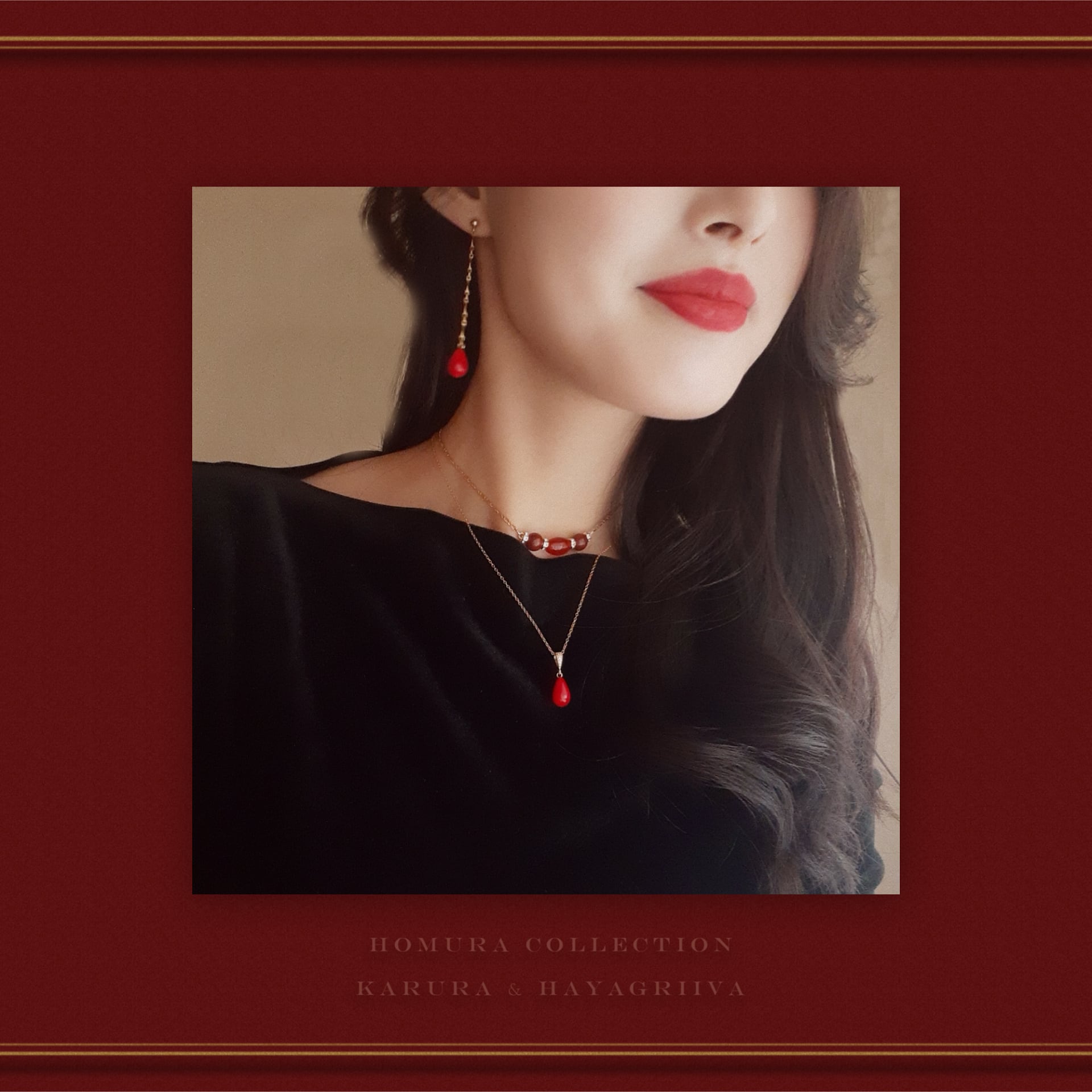 馬頭観音 Hayagriiva』 レッドアゲート レッドジャスパー 14kgf 18kgp