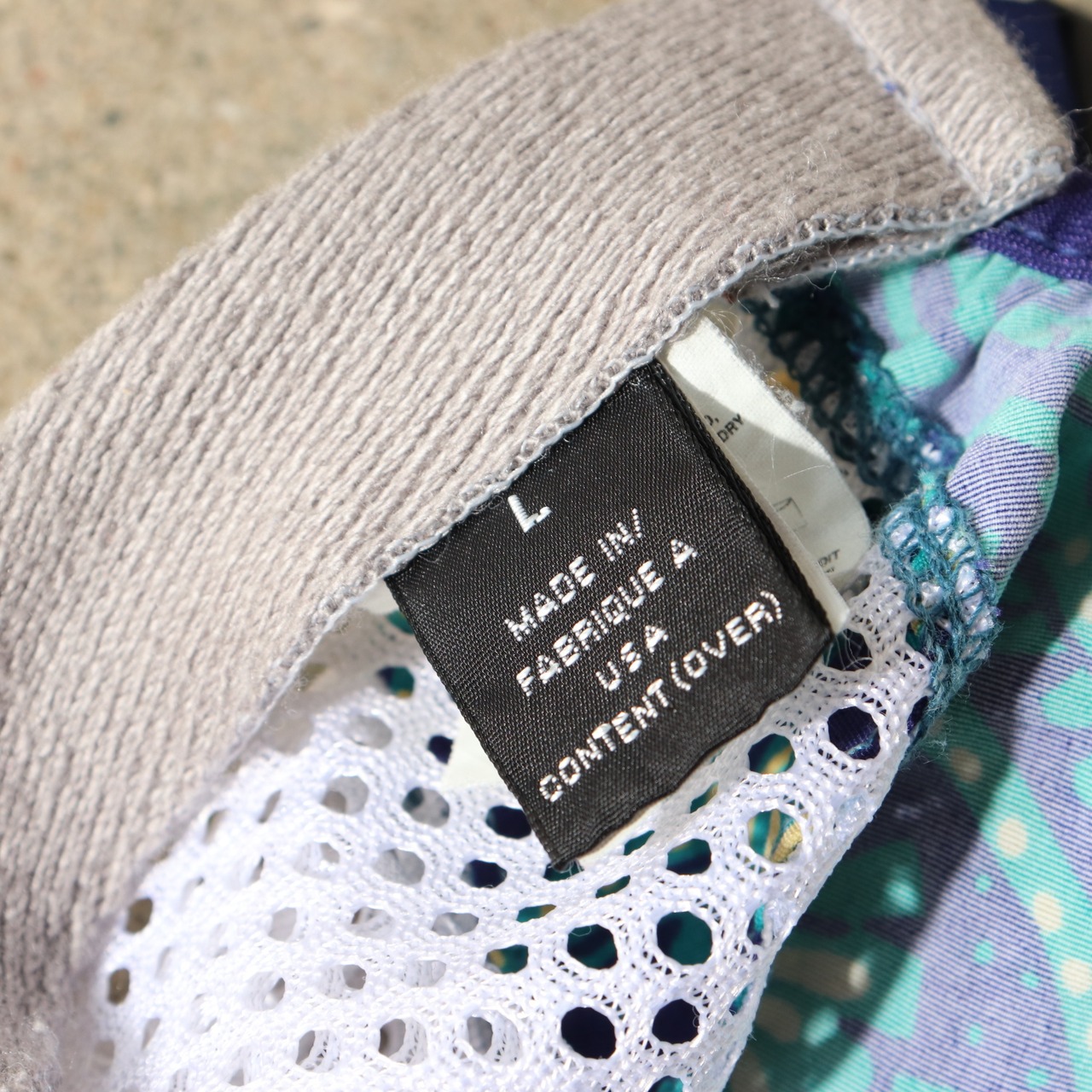 美品 L 95年 米国製 スプーンビルキャップ Patagonia パタゴニア spoonbill 総柄