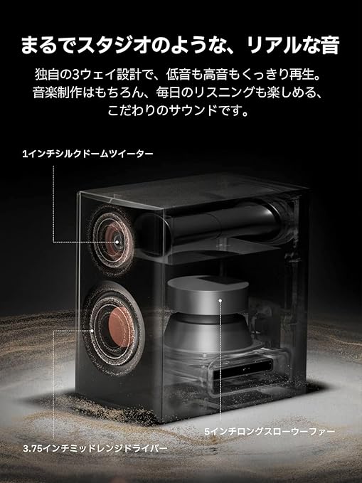 Edifier MR5 モニタースピーカー「VGP2025金賞」「家電批評ベストバイ