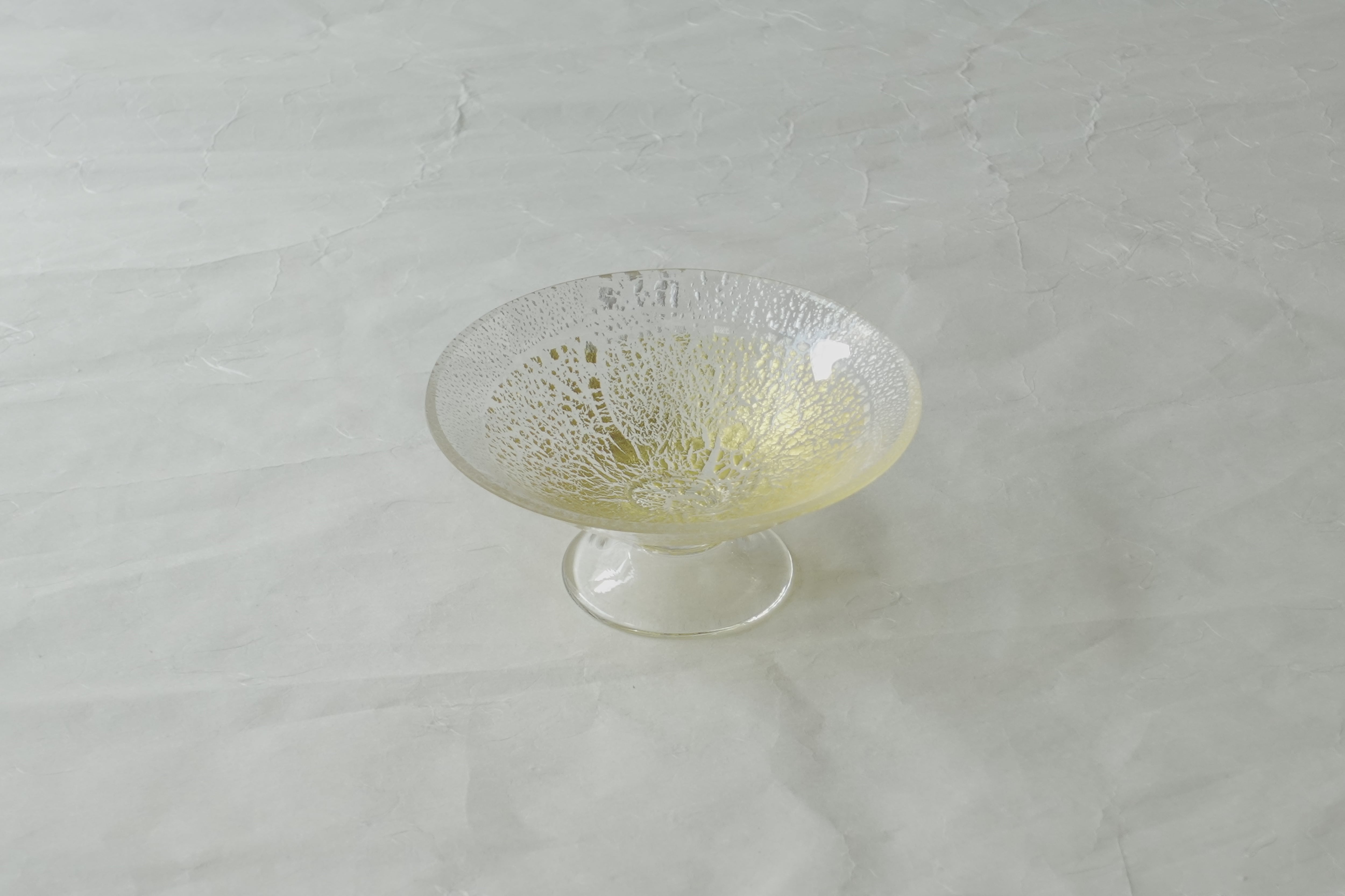 ガラス 工芸 手吹 金 銀 箔 ボウル 小物入 4959eab8d0f480f64e78998d85da6e