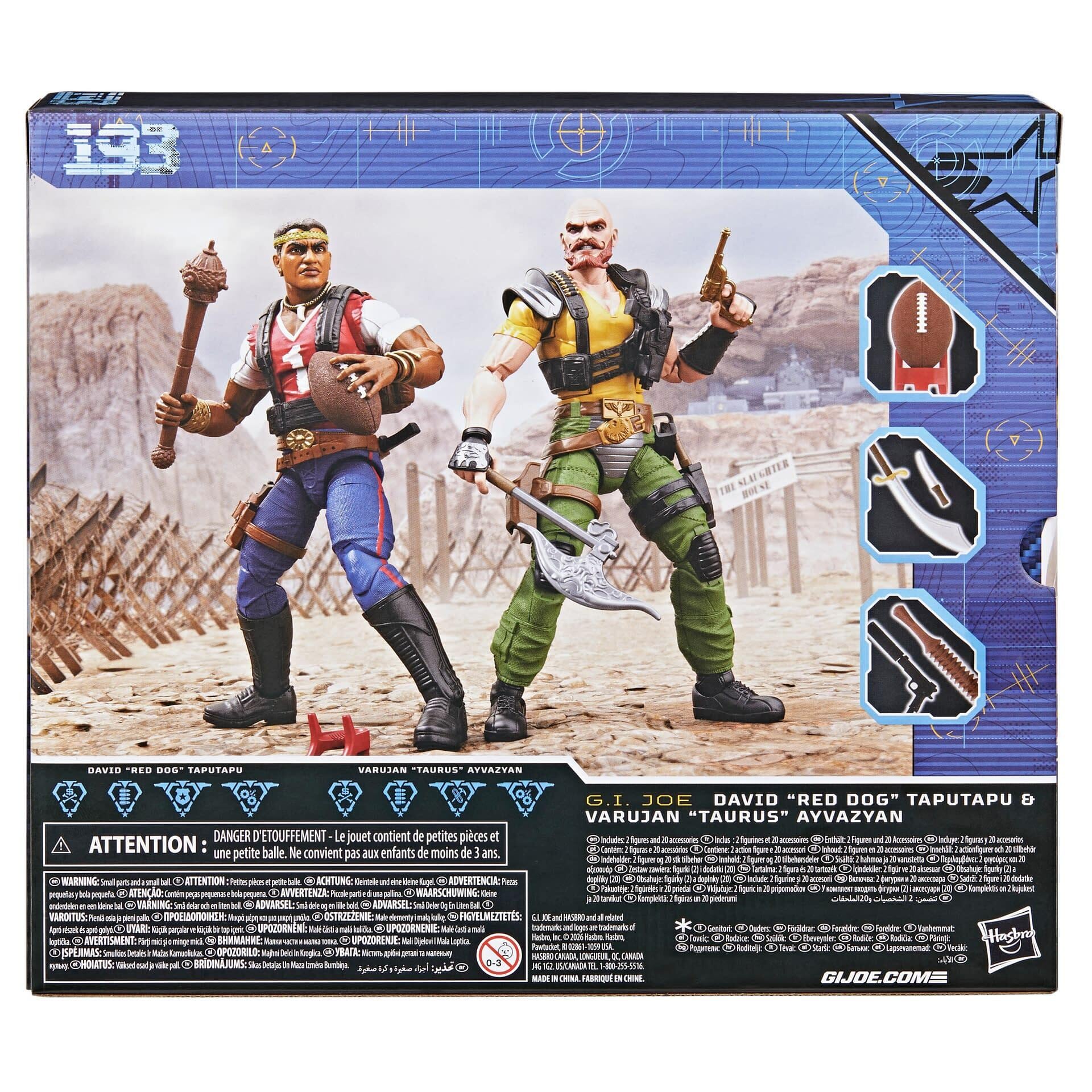 Hasbro G.I. Joe Classified Series Red Dog & Taurus 2-Pack | トイ
