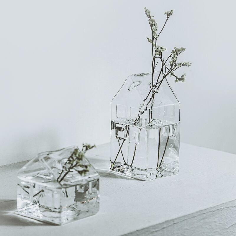 ハウス型フラワーベース 北欧