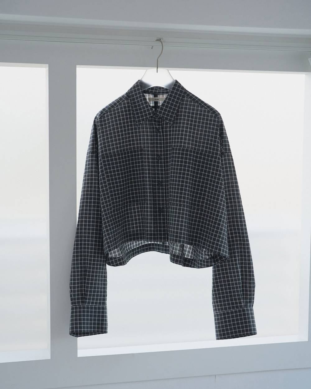 【新品】anuke Backopen Check Tops anuke 】Check Short Shirts | valance 福井｜レディース セレクト