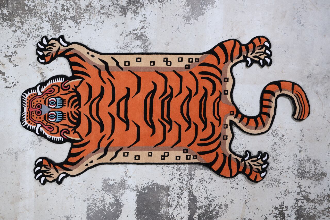 Tibetan Tiger Rug 《Lサイズ•ウール・オリジナル3・トラディショナル