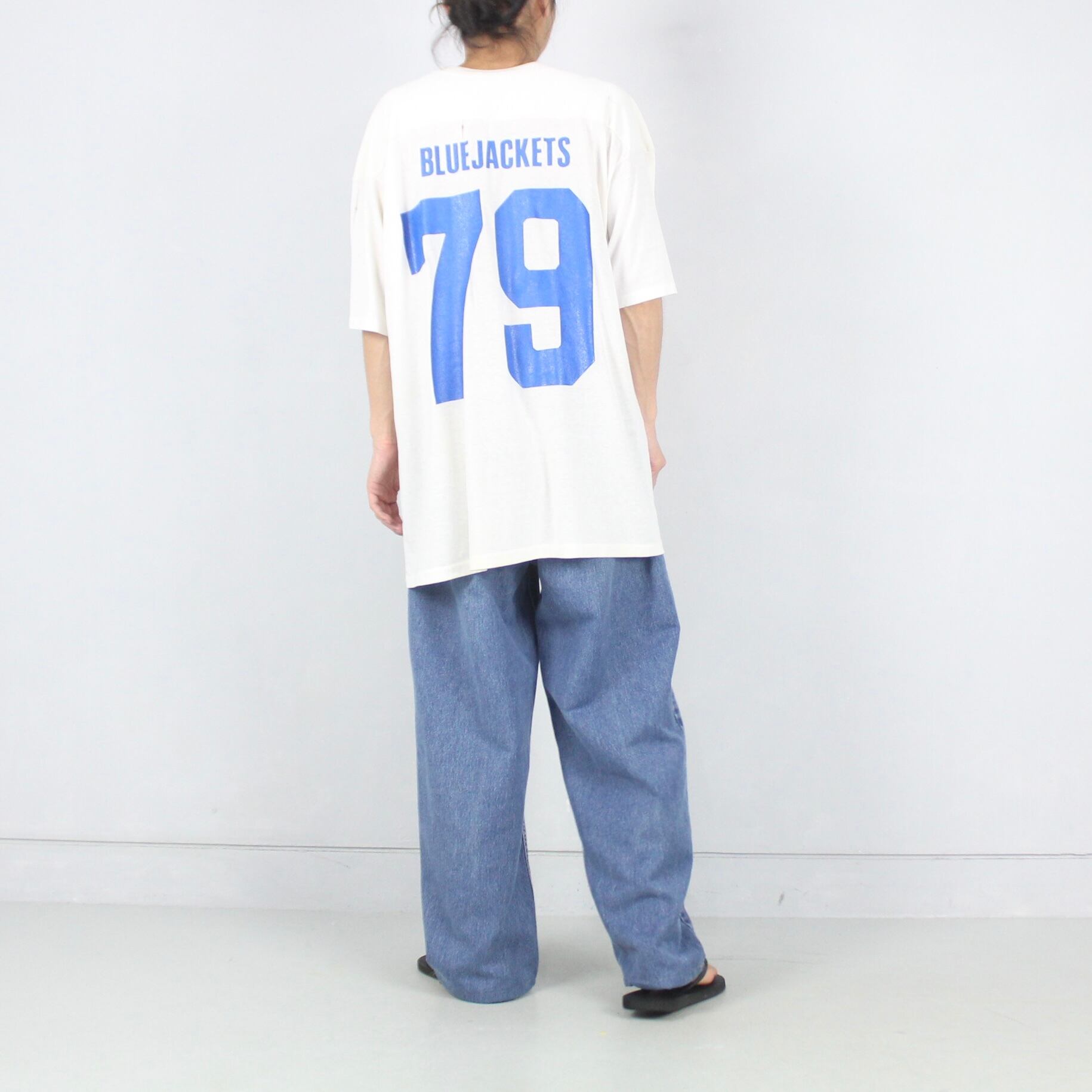 1980's vintage Champion ホワイトボディ フットボールTシャツ 1980's vintage Champion ホワイトボディ フットボールTシャツ