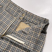 Crocodile クロコダイル チェック柄 ストレッチ カジュアルパンツ サイズ LL /マルチカラー系 ウエストゴム レディース