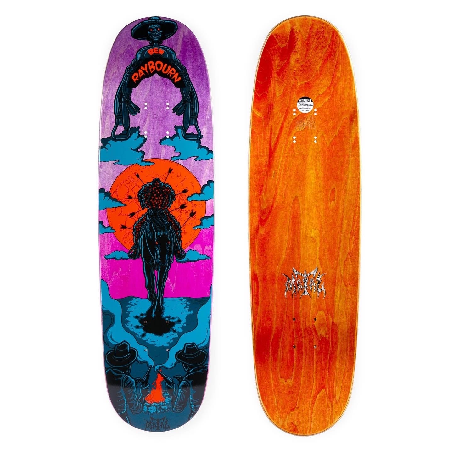 METAL SKATEBOARDS / RAYBOURN EL MUERTO 8.75 | youth powered by BASE