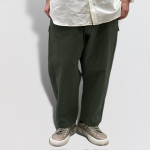 Vlas Blomme Cotton Hemp Twill Easy Sarouel Pants