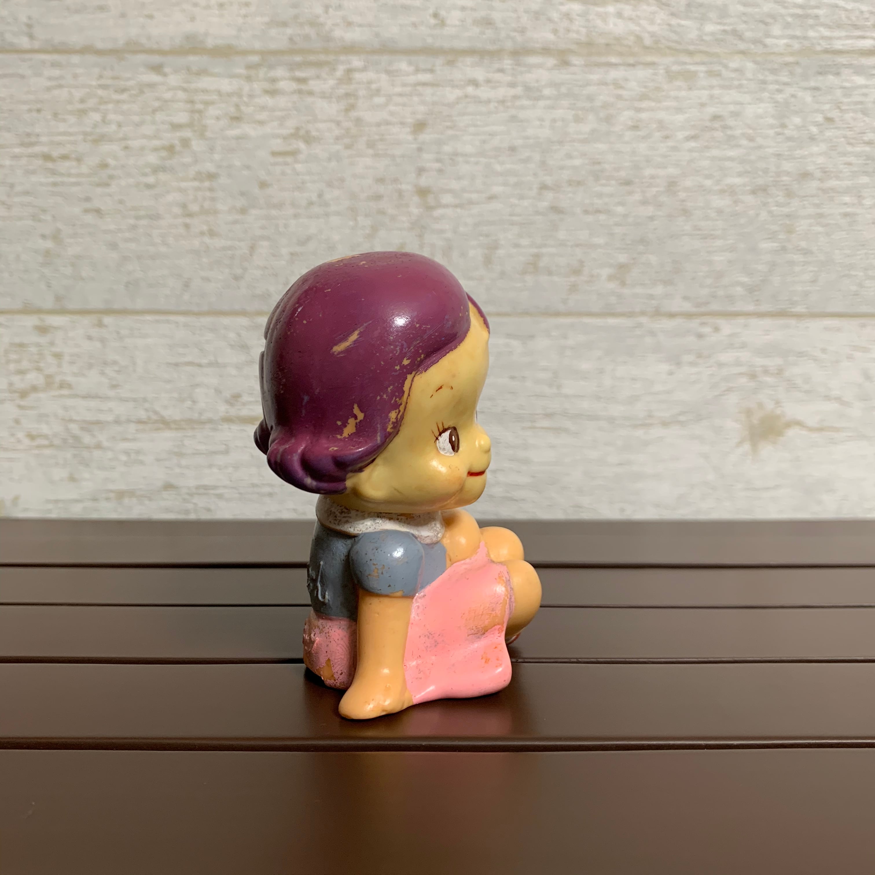 のばらちゃん×第一勧業銀行 かんぎん 当時物 ソフビ貯金箱 | RETRO 