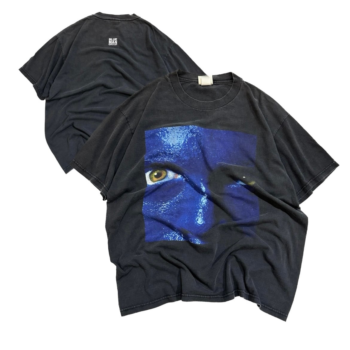 USA製 size:L【 BLUE MAN GROUP 】ブルー・マン・グループ バンドTシャツ プリントTシャツ バンT 両面プリント すみ黒 黒  古着 古着屋 高円寺 ビンテージ a13715