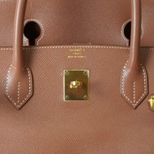 Hermès エルメス バーキン 40 ルトゥルネ クシュベル ゴールド ハンドバッグ ゴールド金具 ▢C：1999年