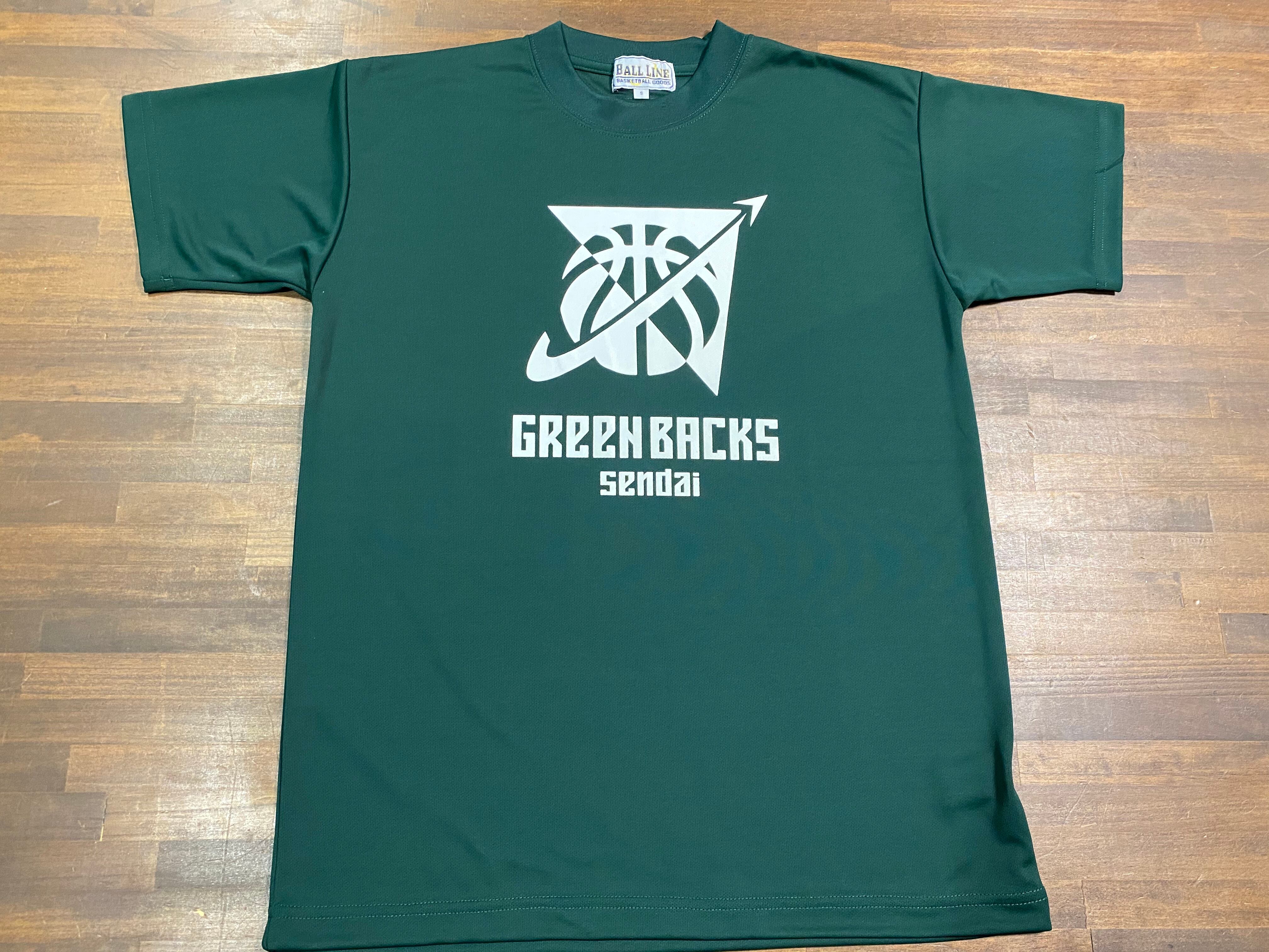 【デザインサンプル】川内GREENBACKS（U12・男子)  Tシャツ