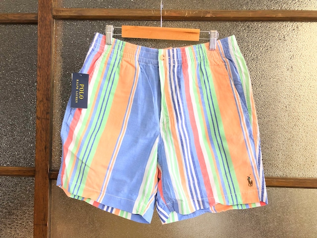 POLO RALPH LAUREN OXFORD PREPSTER SHORT PANTS (MULTI STRIPE)