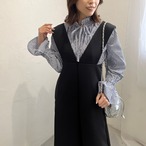 スタンドフリルブラウス[30007]