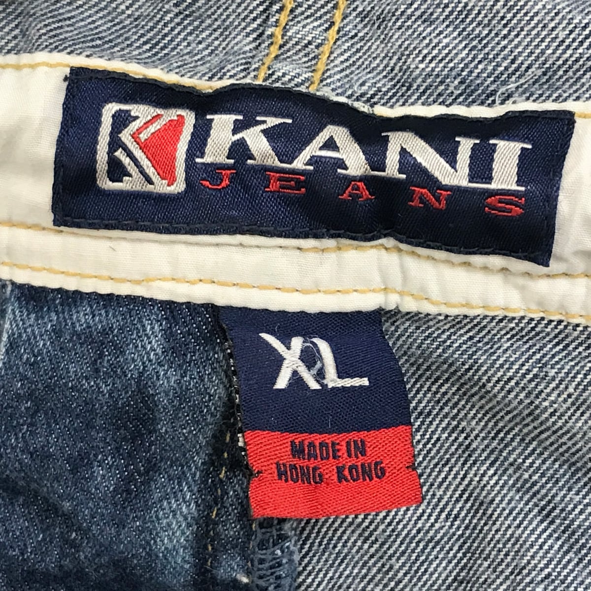 KARL KANI カールカナイ 90年代 デニム オーバーオール ロゴ 