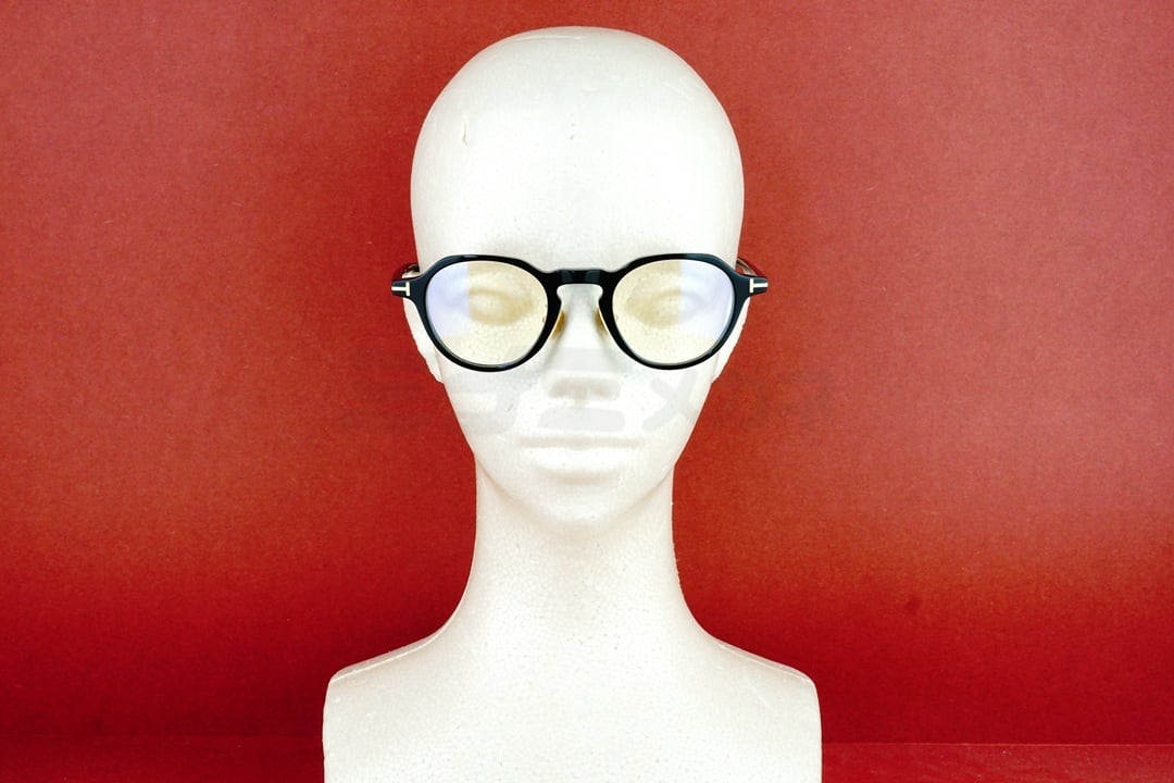 TOM FORD ブルーライトカット TF5726-D-B 001 クラウンパント ボストン