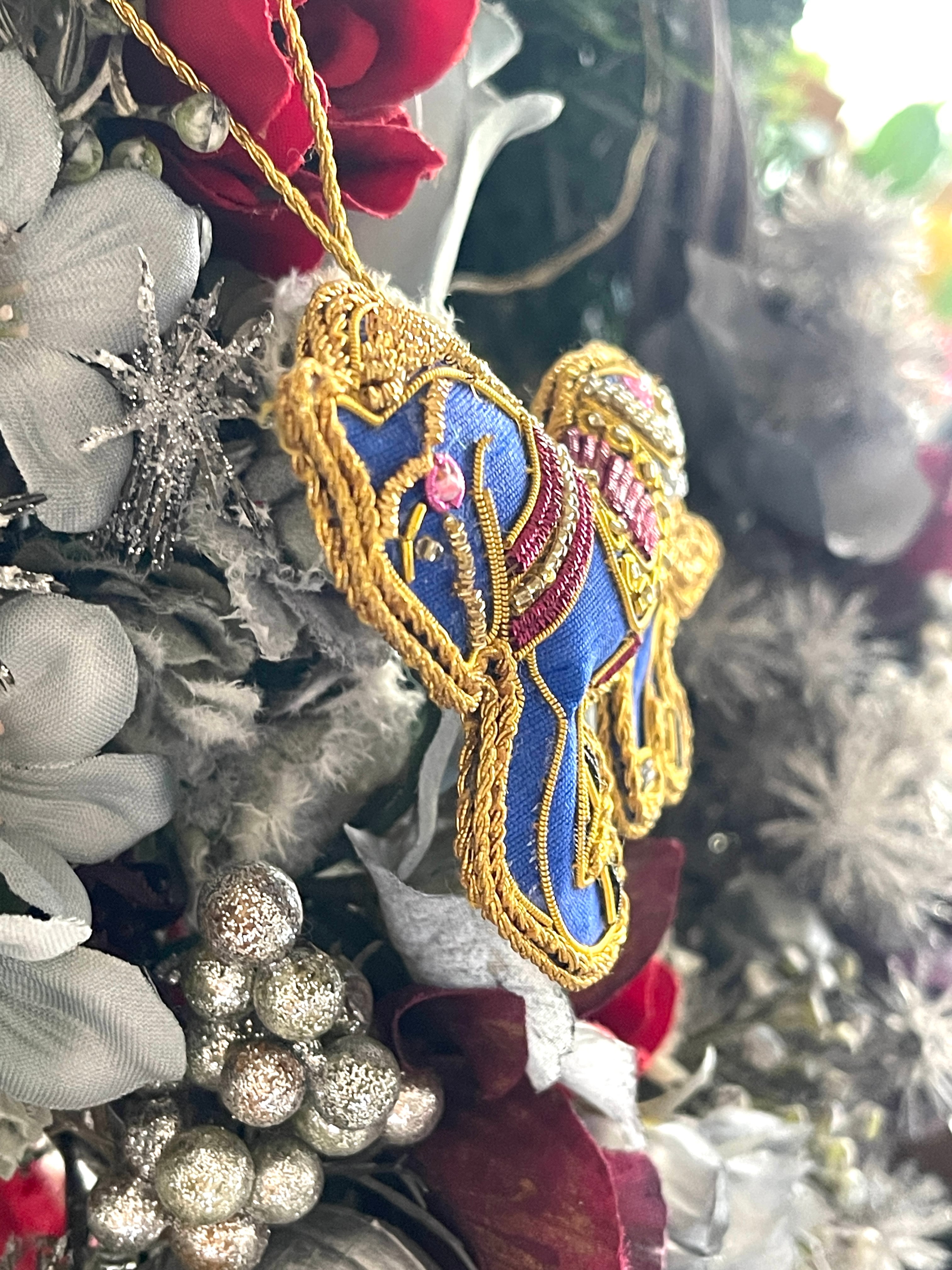 ◇ZARI◇刺繍◇オーナメント◇チャーム◇クリスマス◇ゴージャス編