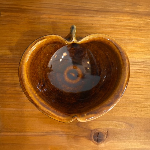 アメ釉　りんご鉢