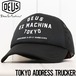【送料無料】 Deus Ex Machina デウスエクスマキナ TOKYO ADDRESS TRUCKER CAP メッシュキャップ トラッカーキャップ DMW47840 [FB]