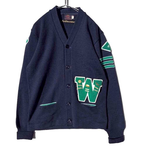 [Kandel] Vintage Lettered Cardigan [1960s-] Vintage Lettered Cardigan