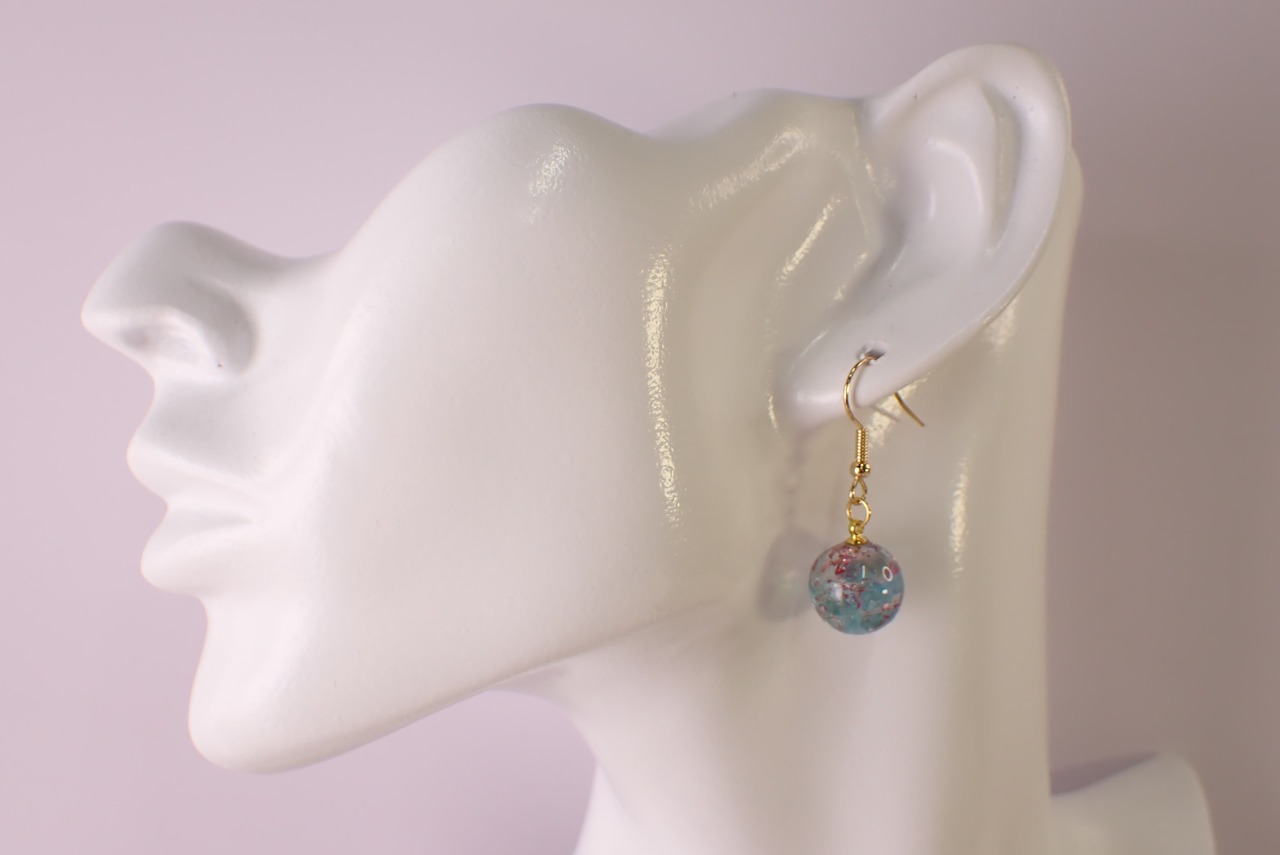 【定期便利用者様限定】アパタイトレジンピアス　 [D11‐140]