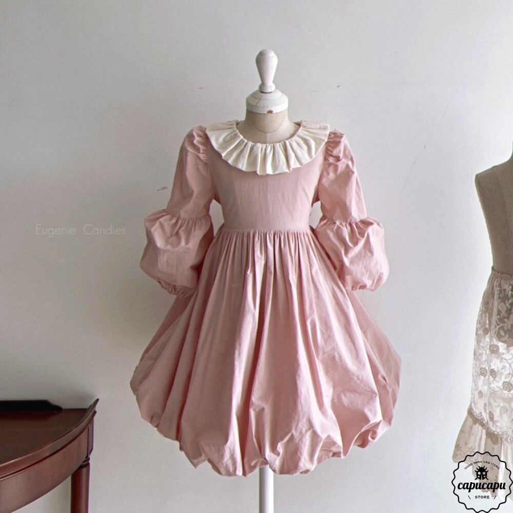 即納 One Day For The Celebration Pink ピンクバルーン ワンピース 子供服 Capucapu