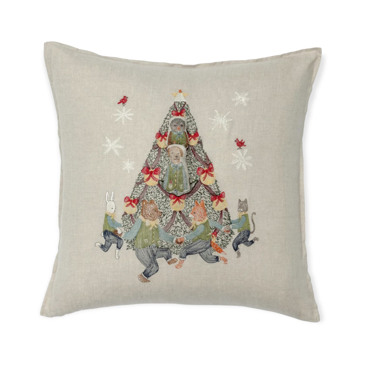 【Coral&Tusk】クッションカバー Rocking Christmas Tree　