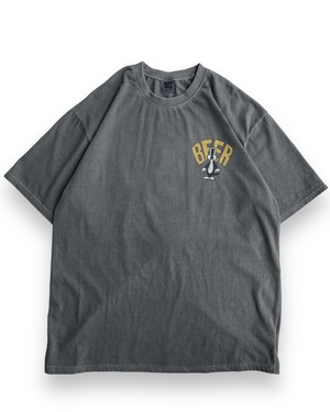 calm beer print pigment tee <2color>