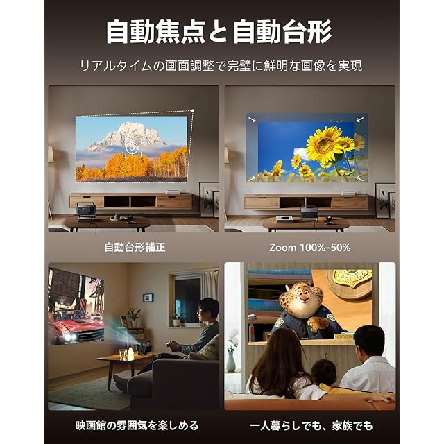 Polocshプロジェクター 1080P Netflix公式ライセンス 4K対応 Polocshプロジェクター 1080P Netflix公式ライセンス 4K対応 1080P FHD