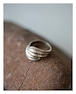 Mexican Sculpted Ridge Silver Ring (c. 1950-1970s)