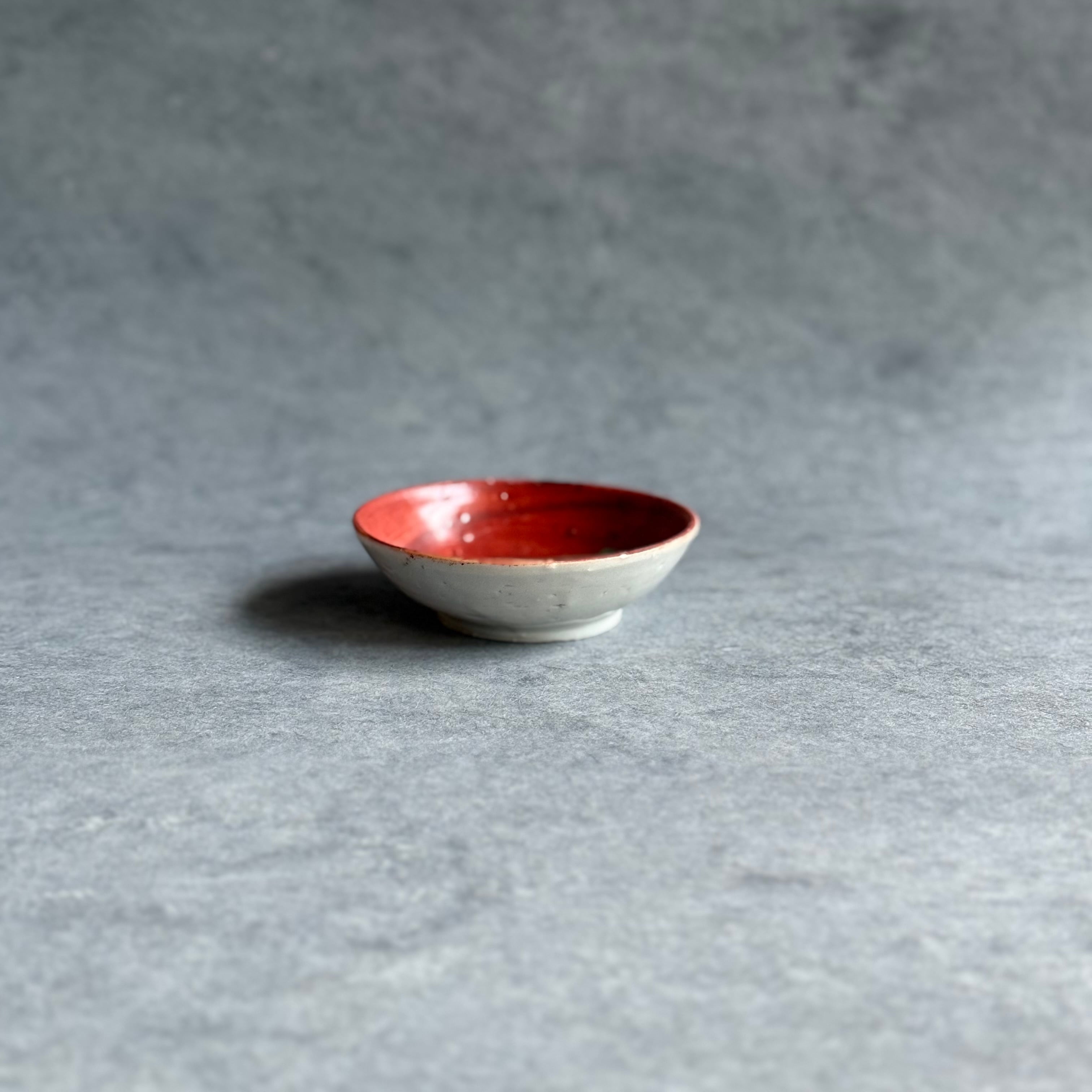 中尾万作 朱巻(巳) 豆皿 | gallery 一白