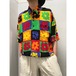 90's Alan Stuart "お花" レーヨンプルオーバーシャツ
