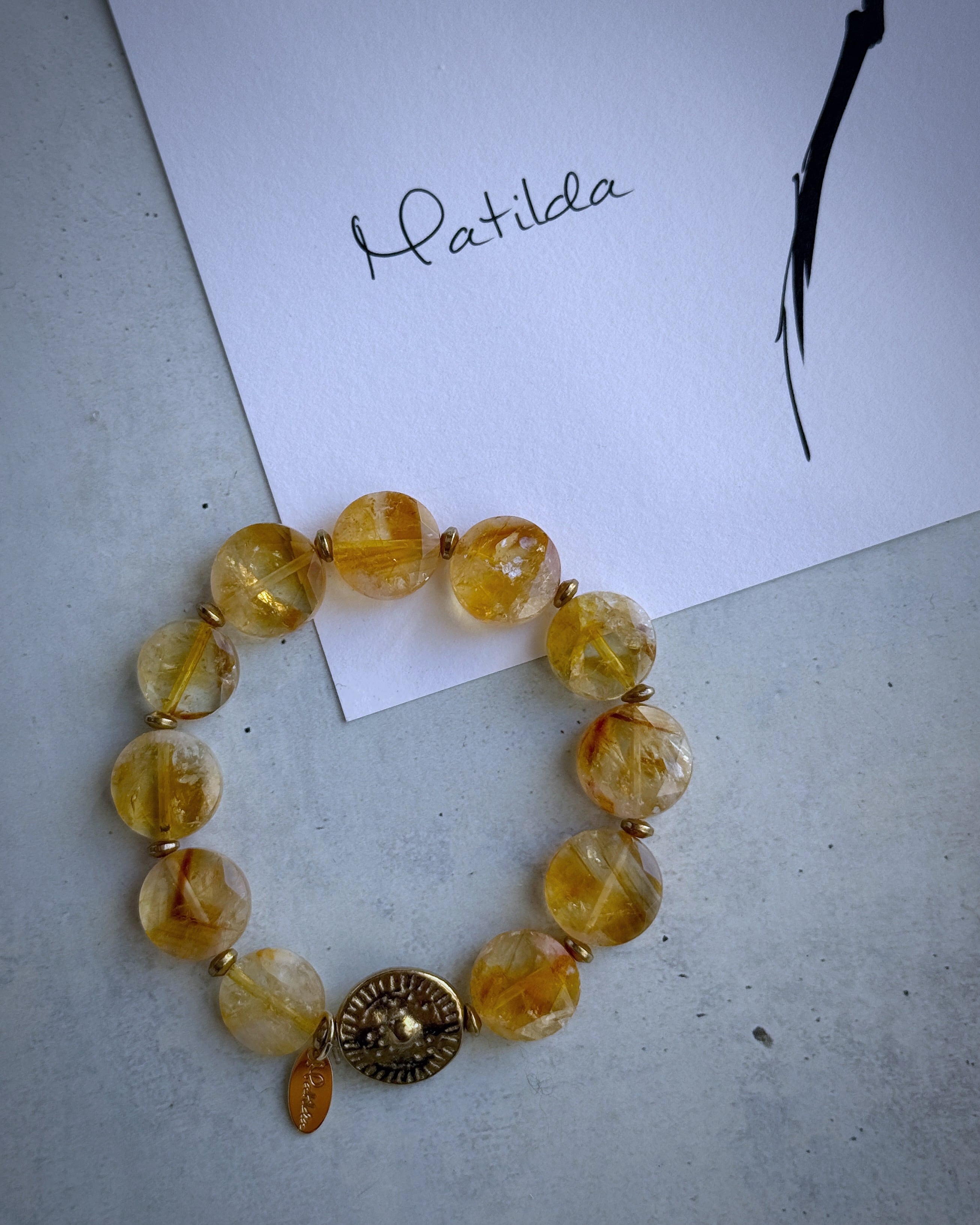 tumble bracelet(シトリン)