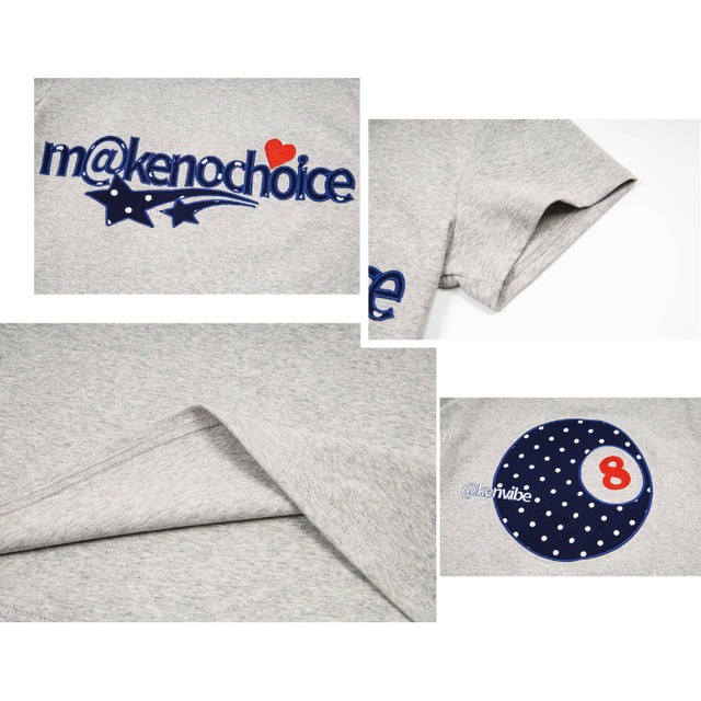 back eight ball logo short sleeve tee　バックエイトボールロゴ半袖ティー　J1922