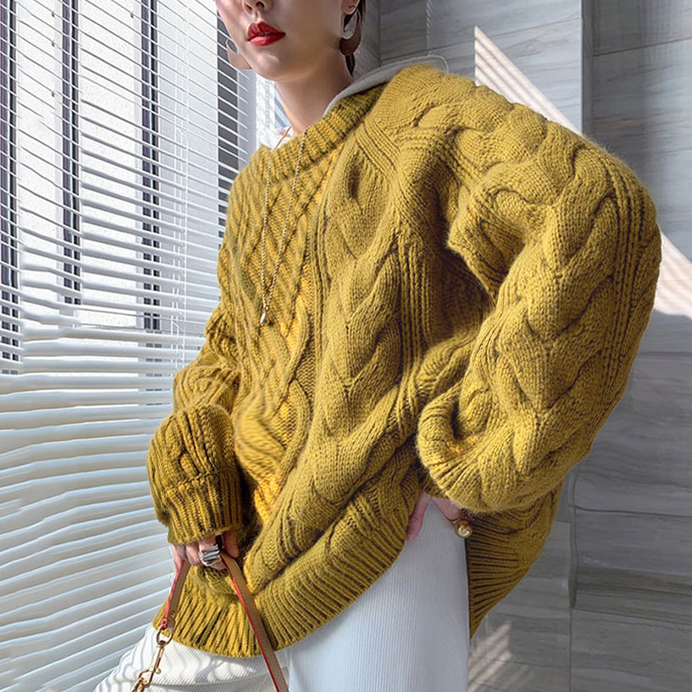 ケーブルニット セーター レディース 秋冬 トップス 韓国 おしゃれ きれいめ 大人 かわいい 暖かい ゆったり カジュアル 大人可愛い 大人女子