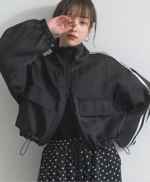 ナンバーミーTOKYO" SHEER TRUCK SHORT JACKET"BLACK